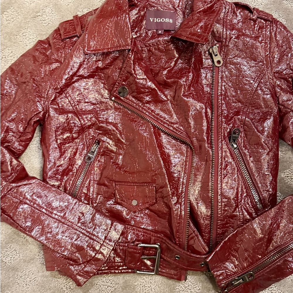 Vigoss Women's Red Vegan Jacket